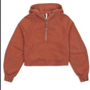 Women’s size four Lululemon half zip scuba hoodie